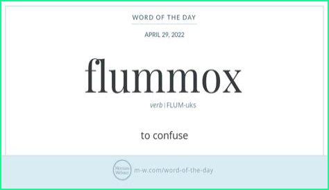Word of the Week! Flummox